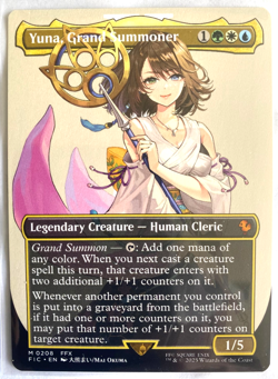 MTG Final Fantasy -EDH Commander Deck Builder - Yuna -Blue/White/Green FIC - Image 2