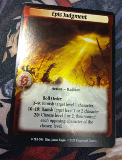 Epic Judgment * Foil * Warlord Into The Accordlands - Image 1