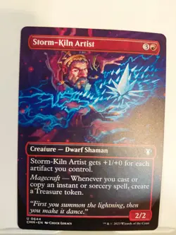 Storm-Kiln Artist (Borderless) Commander Masters Regular - Image 1