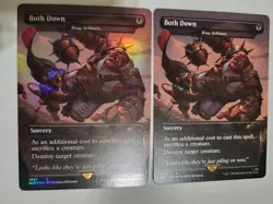 MTG BOTH DOWN SECRET LAIR FOIL + REGULAR FREE SHIPPING EX-MINT COND!!! - Image 1