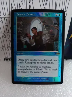 Frantic Search 285 Foil Retro Frame Dominaria Remastered - Image 1