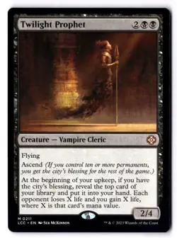 Twilight Prophet NM* The Lost Caverns Of Ixalan ENGLISH 0211 mtg -UnltdCards - Image 1