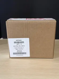 MAGIC THE GATHERING MTG LORWYN ECLIPSED FACTORY SEALED COMMANDER 4 DECK CASE - Image 1