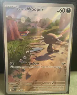 ⭐paldean Wooper ⭐102/094 Pokemon Phantasmal Flames Holo Full Art - Image 1
