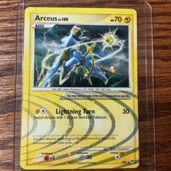 Pokemon Arceus Holo Rare AR6 Arceus Set 2009 Basic 70HP Lightning Turn English - Image 1
