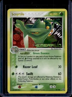 2005 Pokemon EX Emerald Sceptile Reverse Holo #10/106 - Image 1
