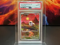2025 POKEMON BLK EN-BLACK BOLT ILLUSTRATION RARE #099 LARVESTA PSA 10 🐦‍🔥 - Image 1