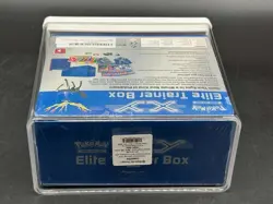 Pokemon TCG XY Base Set Xerneas Elite Trainer Box ETB Box Sealed w/ Acrylic Case - Image 5