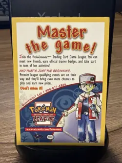 Master The Game! Pokemon Card Insert -Wizards Of The Coast Promo - Image 1
