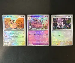 Prismatic Evolutions Master Ball - 3 Pokemon Card Lot - NM - Image 1