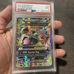 2015 Pokemon XY M Tyranitar EX 43/98 XY - Ancient Origins Holo PSA 9 - Image 1