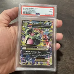 2015 Pokemon XY M Tyranitar EX 43/98 XY - Ancient Origins Holo PSA 9 - Image 3