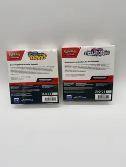 Pokemon Surging Sparks & Stellar Crown Booster Bundle Lot New Sealed - Image 2