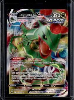 2023 Pokemon SWSH Crown Zenith Rayquaza VMAX #101/159 - Image 1