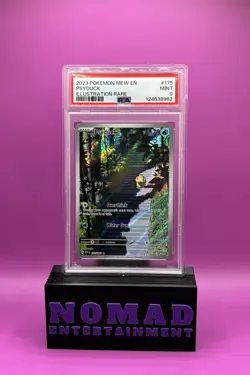 2023 Pokemon 151 Psyduck Illustration Rare #175 PSA 9 Mint – Scarlet & Violet - Image 1