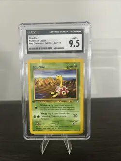 Shuckle 72/111 Pokemon Neo Genesis First Edition CGC 9.5 - Image 1