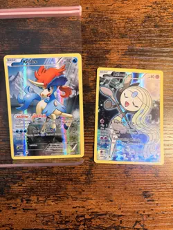 Pokemon TCG Keldeo XY118 & Meloetta XY120 Black Star Promo Full Art Holo Lot2016 - Image 1