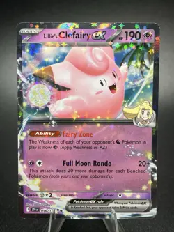 Pokemon TCG - Lillie's Clefairy ex - 056/159 - Journey Together - Double Rare - Image 1