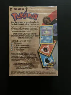Pokemon LOCKDOWN Theme Deck WOTC FACTORY SEALED 1999 Fossil - Image 2