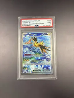 Pokemon TCG Zapdos ex 202/165 Scarlet & Violet 151 Holo Illustration Rare PSA 9 - Image 1