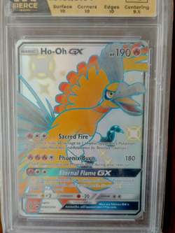 Shiny Ho-Oh GX Full Art #SV50 - Pokemon Sun Moon Hidden Fates 2019 - GRADED 9.5 - Image 1