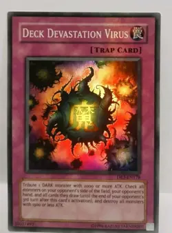 Deck Devastation Virus Super Rare DR3-EN178 Yu-Gi-Oh - Image 1