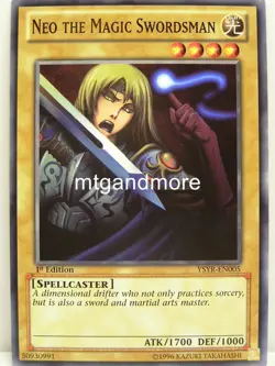 Yu-Gi-Oh - 3x Neo the Magical Swordsman - YSYR - Starter Deck Yugi Rel engl - Image 1