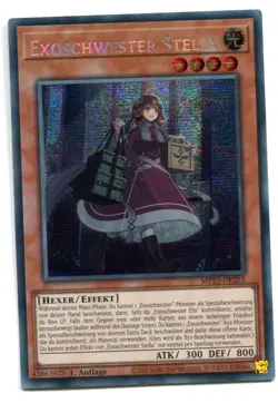 Yu-Gi-Oh! Exoschwester Stella Prismatisch Secret Rare MP23-DE253 - Image 1