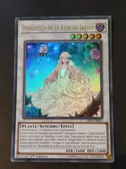 Yu-Gi-Oh ! - Demoiselle de la Rose du Jardin - LED4-FR023 - Ultra Rare - Image 1