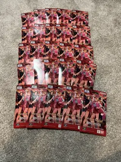ONE PIECE Heroines EB-03 Lot x25 Sleeved Booster pack English - Image 1