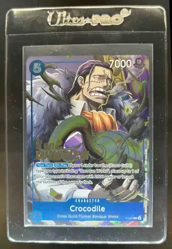 2025 One Piece Promos Crocodile Store 2 on 2 Winner Promo #P-082 - Image 1