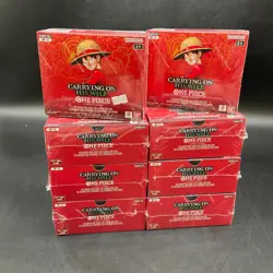 Lot of (8) One Piece English OP-13 Carrying On His Will Booster Boxes Sealed - Image 1