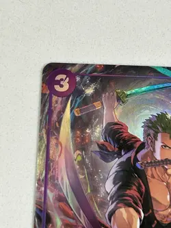 Bandai Roronoa Zoro OP09-076 Vol 2 Rare Foil 5000 One Piece Alt Art PRB-02 - Image 3