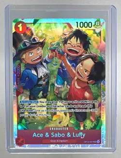 Ace Sabo Luffy 2025 One Piece Carrying on His Will OP13-007 - Image 1