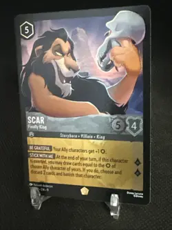 Scar - Finally King 175/204 Fabled Cold Foil Disney Lorcana - Image 2