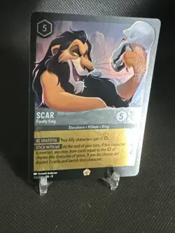 Scar - Finally King 175/204 Fabled Cold Foil Disney Lorcana - Image 3