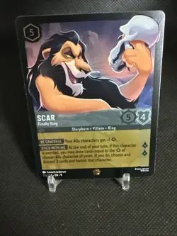 Scar - Finally King 175/204 Fabled Cold Foil Disney Lorcana - Image 4