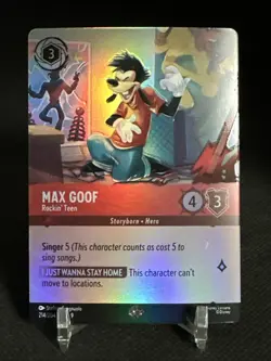 Max Goof Rockin' Teen 214/204 EPIC Fabled Disney Lorcana TCG - Image 1