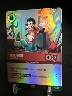 Max Goof Rockin' Teen 214/204 EPIC Fabled Disney Lorcana TCG - Image 2