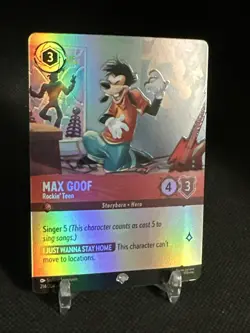 Max Goof Rockin' Teen 214/204 EPIC Fabled Disney Lorcana TCG - Image 3