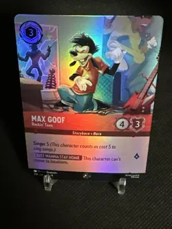Max Goof Rockin' Teen 214/204 EPIC Fabled Disney Lorcana TCG - Image 4