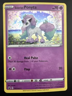 Galarian Ponyta SWSH013 SWSH: Pokemon Sword & Shield Promo Cards Holo - Image 3