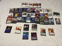 MTG Full Art/ Borderless/ Unique Art Magic The Gathering Card Lot+ Xtras! - Image 1