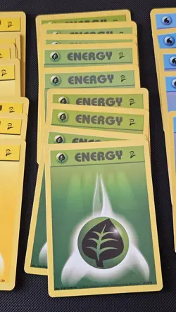 Vintage Pokemon TCG Base Set 2 Energy Lot - 27 Cards - LP to NM - Image 4