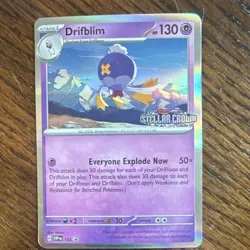 Pokemon Drifblim 135 Sv: Scarlet & Violet Promo Cards Promo Holo Stage 1 130 HP - Image 1