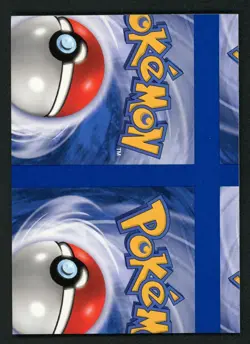 Pokemon English Blank Misprint NFC Cards Front Blank Back Miscut #1 - Image 1