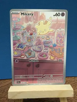 Pokemon TCG Milcery 152/142 Stellar Crown Holo Illustration Rare Card - Image 1