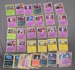 Pokemon Card Lot 60 Total Pikachu Satoshi Tajiri - Image 1
