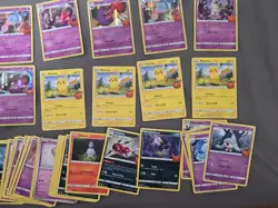 Pokemon Card Lot 60 Total Pikachu Satoshi Tajiri - Image 5