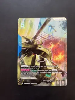 The-O GD03-002 LR+ Alt Art Steel Requiem Gundam TCG Card Game CCG English - Image 5